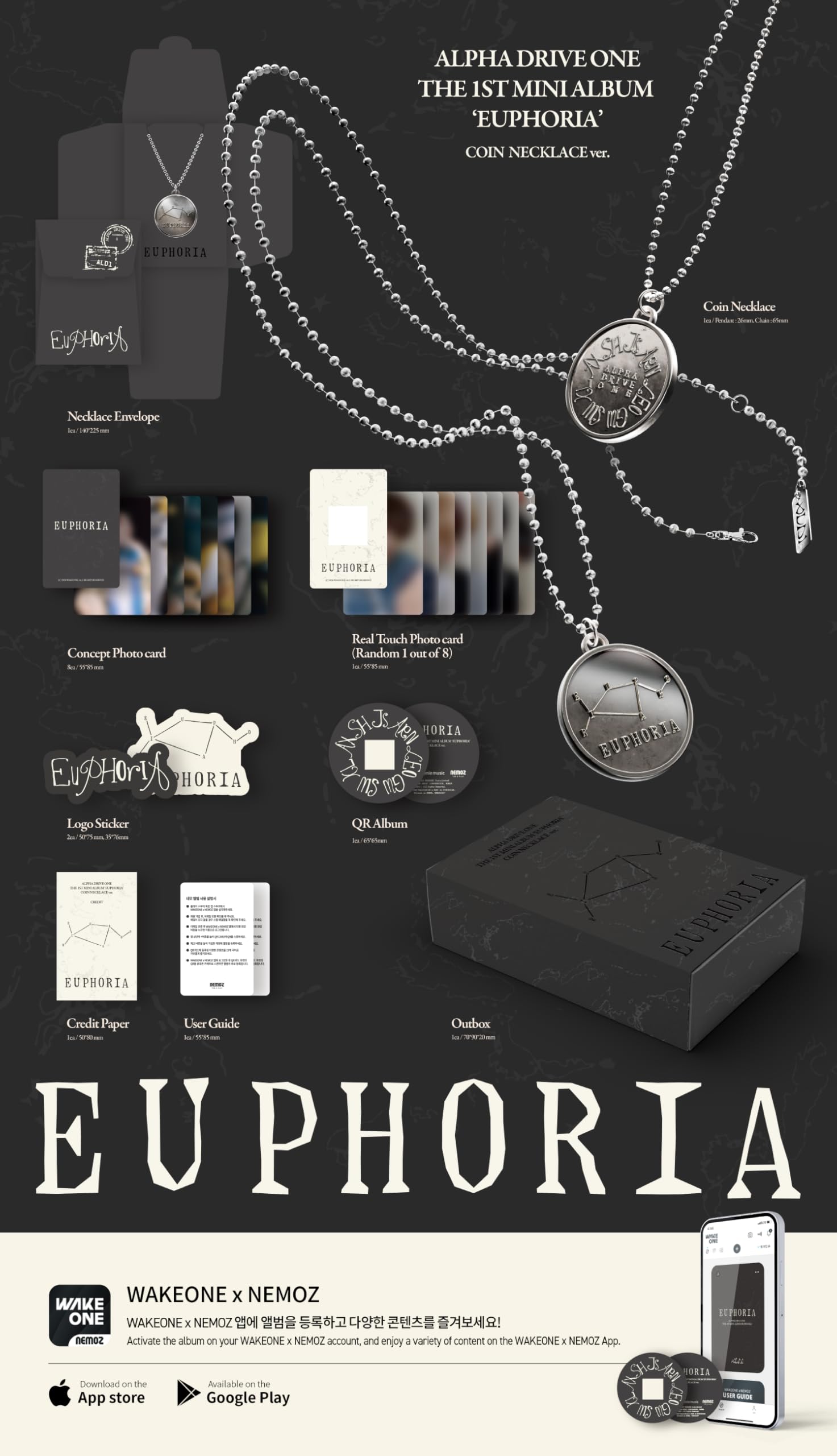 Amazon.co.jp: ALPHA DRIVE ONE EUPHORIA 1st Mini Album アルバム
